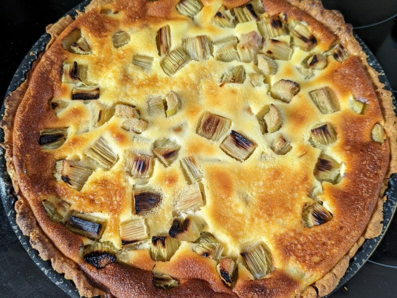 Cliquez pour zoomer ! Tarte à la rhubarbe Thermomix par maxibrs