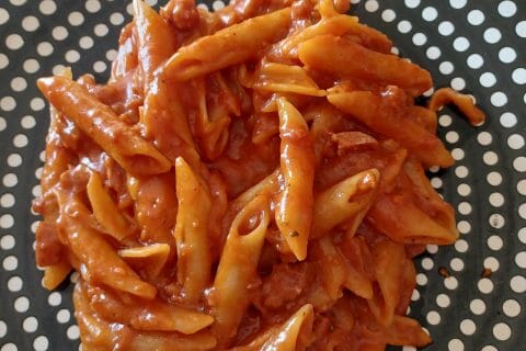 Cliquez pour zoomer ! Penne au chorizo Thermomix par guizmo73