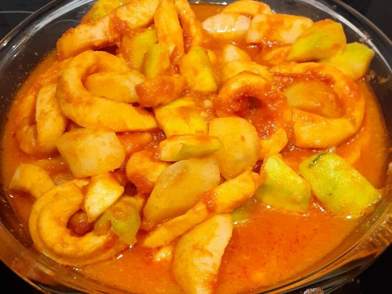 Cliquez pour zoomer ! Encornets à la provençale Thermomix par guizmo73