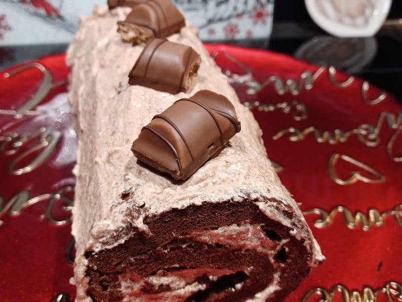 Cliquez pour zoomer ! Roulé au Kinder Bueno Thermomix par guizmo73