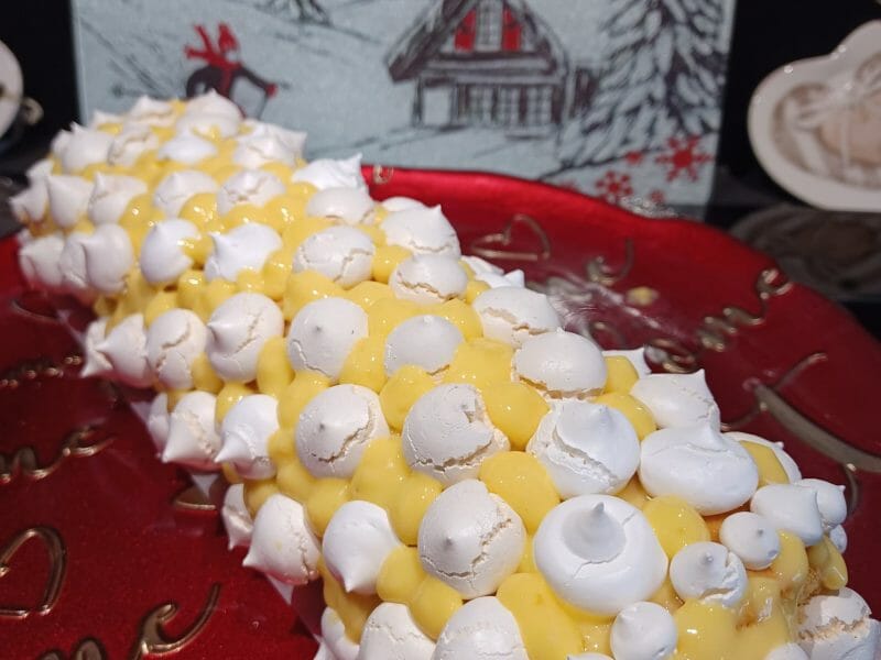 Cliquez pour zoomer ! Bûche au citron meringuée Thermomix par guizmo73