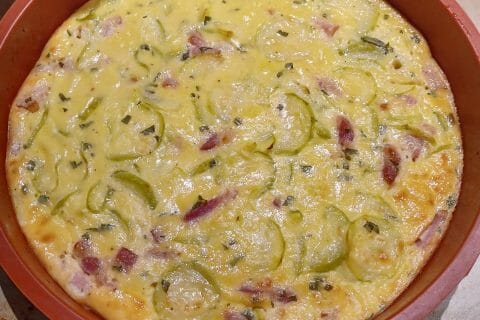 Cliquez pour zoomer ! Clafoutis courgettes et feta Thermomix par guizmo73