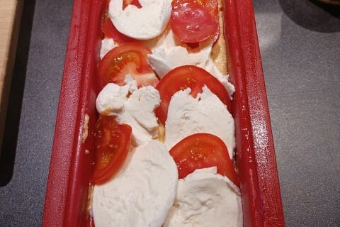 Cliquez pour zoomer ! Cake tomates mozzarella et lardons Thermomix par guizmo73