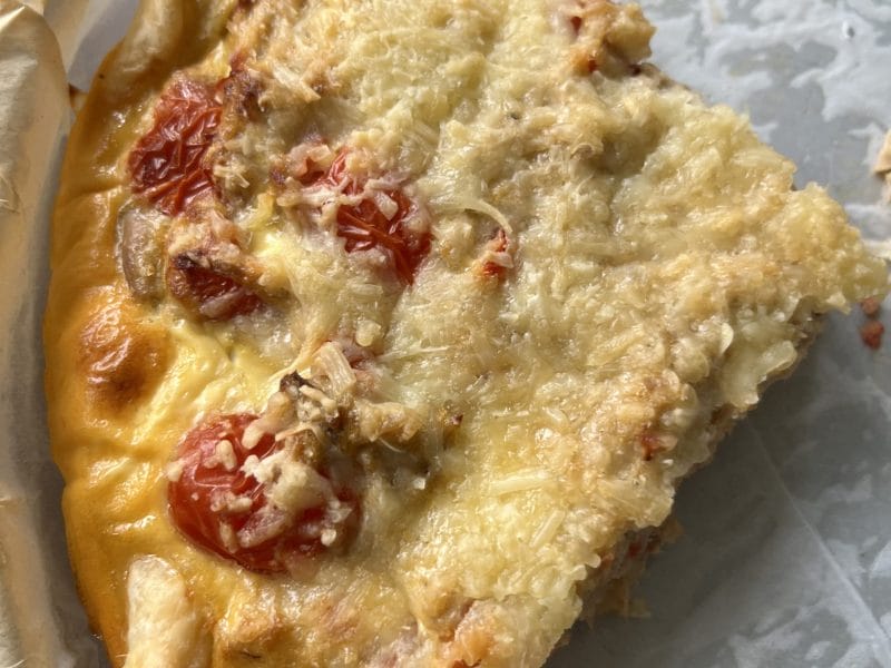 Cliquez pour zoomer ! Tarte au thon, tomate et moutarde Thermomix par Lilouune