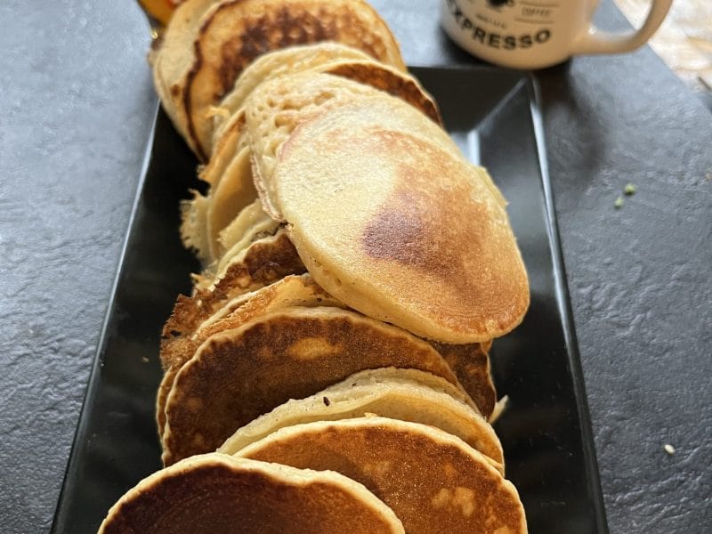 Cliquez pour zoomer ! Pancakes à la banane Thermomix par Lilouune