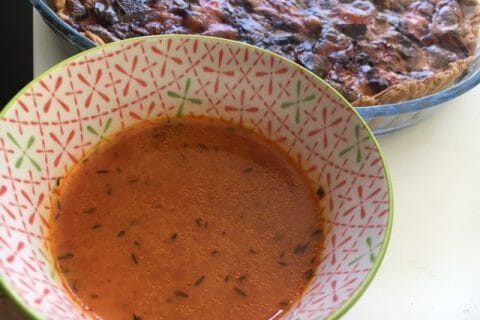 Cliquez pour zoomer ! Tarte salée aux légumes d’été Thermomix par Claragif