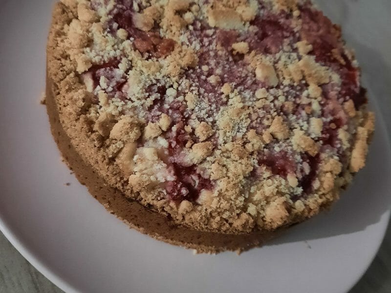 Cliquez pour zoomer ! Gâteau poires, framboises et ricotta Thermomix par faimyaka