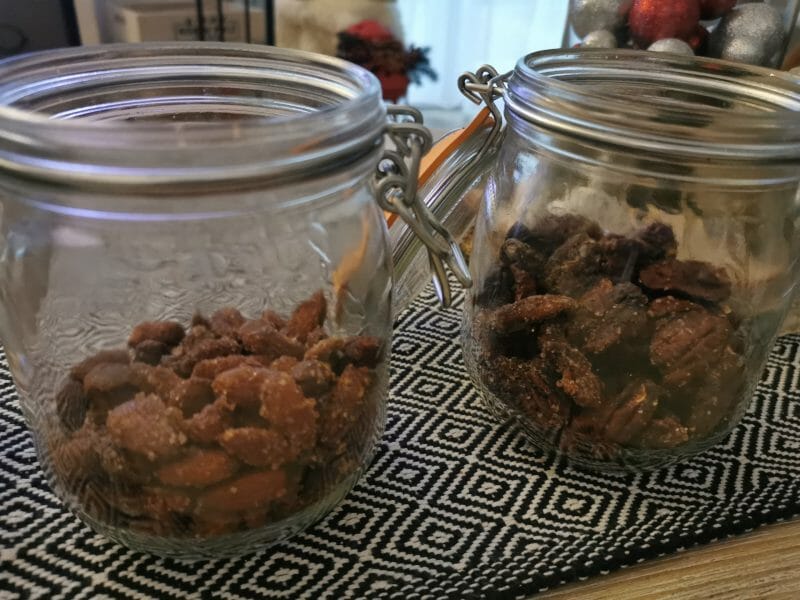 Cliquez pour zoomer ! Amandes grillées à la cannelle et au miel Thermomix par kathiya