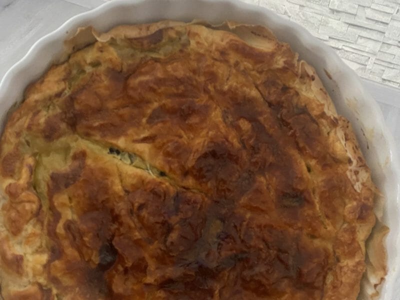 Cliquez pour zoomer ! Tourte au poulet et aux champignons Thermomix par ernabelma