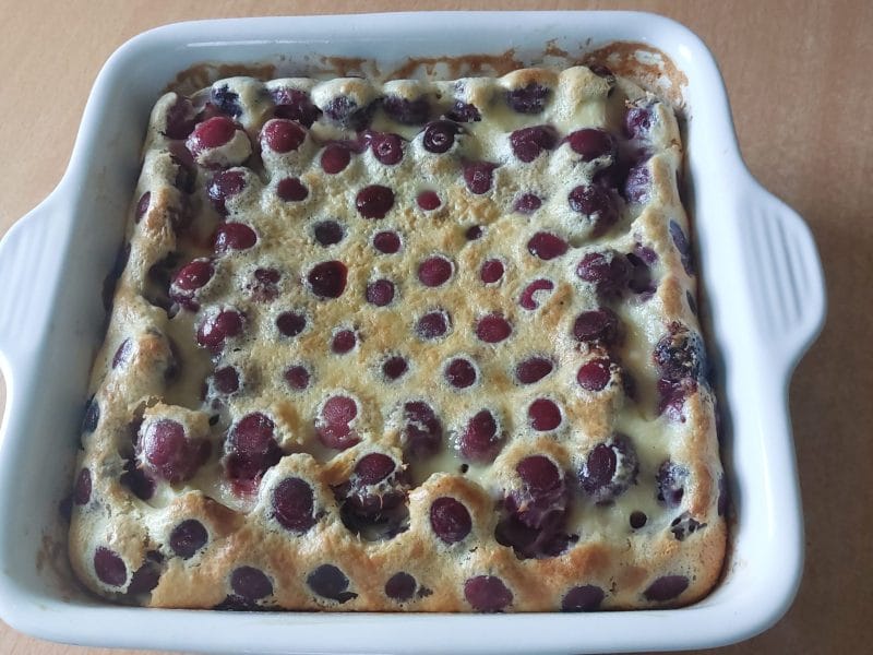 Cliquez pour zoomer ! Clafoutis aux cerises Thermomix par mclova