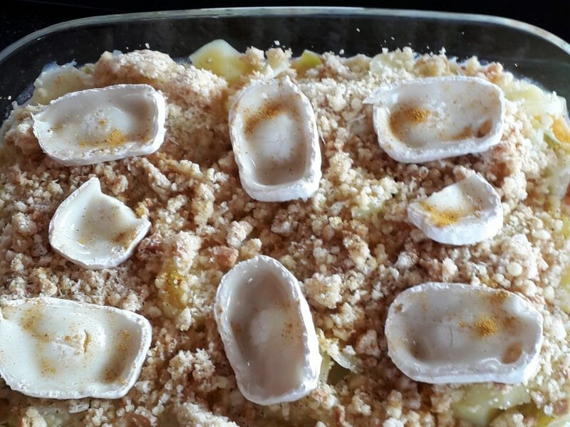 Cliquez pour zoomer ! Crumble de saumon et poireaux Thermomix par claire3005