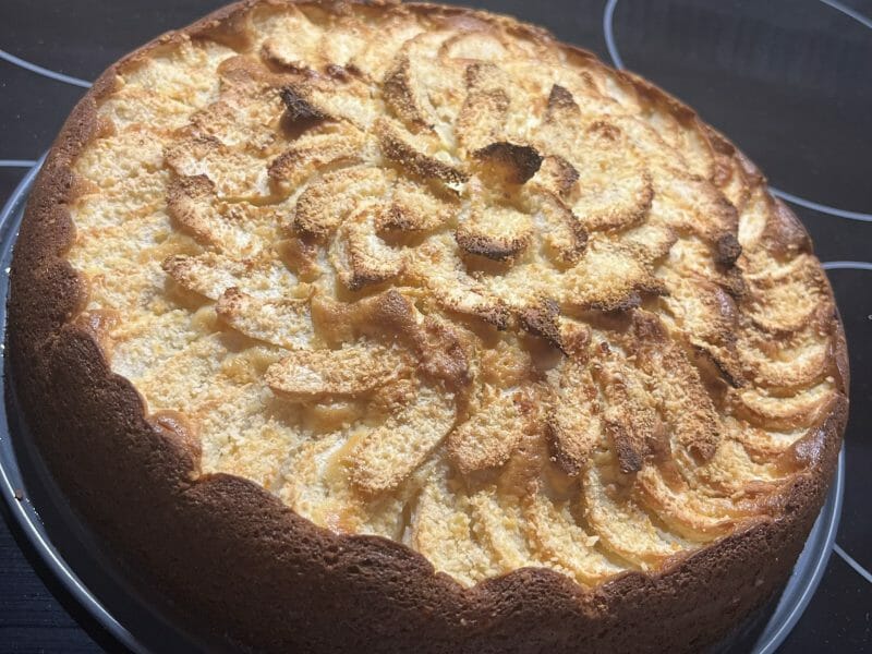 Cliquez pour zoomer ! Gâteau aux pommes et mascarpone Thermomix par charlene_333