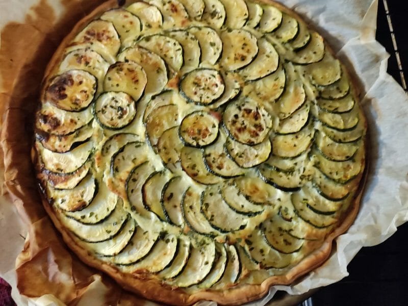 Cliquez pour zoomer ! Tarte courgettes et ricotta Thermomix par mliyne