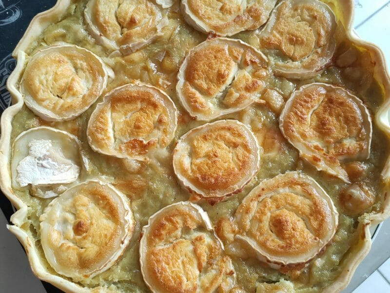 Cliquez pour zoomer ! Tarte aux échalotes et au chèvre Thermomix par marie_france58