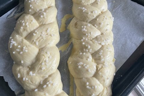 Cliquez pour zoomer ! Brioche tressée à la mie filante Thermomix par soso830