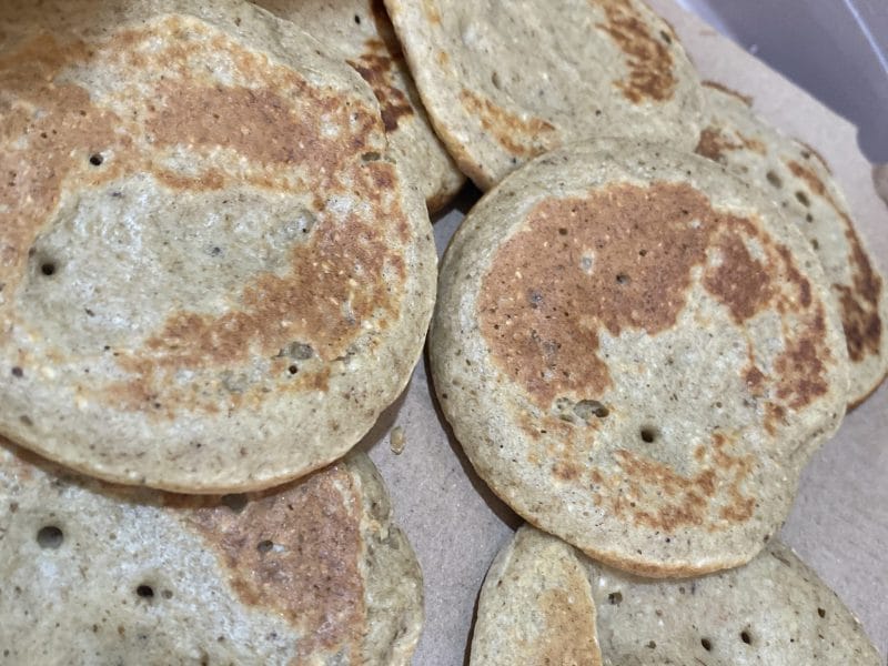 Cliquez pour zoomer ! Pancakes healthy flocons d’avoine et banane Thermomix par fanny_446