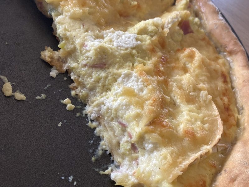 Cliquez pour zoomer ! Tarte courgette, jambon & chèvre Thermomix par fanny_446