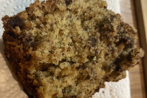 Cliquez pour zoomer ! Cake banane et pépites de chocolat Thermomix par fanny_446