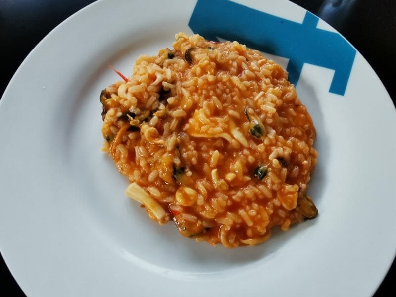 Cliquez pour zoomer ! Risotto aux fruits de mer Thermomix par chacha3314