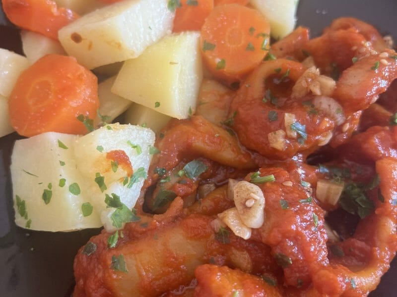 Cliquez pour zoomer ! Encornets à la provençale Thermomix par lulu76120