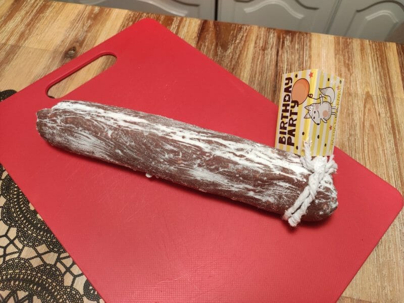 Cliquez pour zoomer ! Saucisson au chocolat Thermomix par choupi61