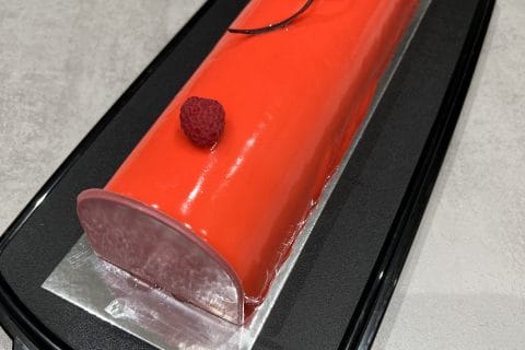 Cliquez pour zoomer ! Bûche citron et framboises Thermomix par marie_8d