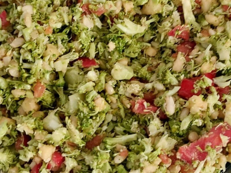 Cliquez pour zoomer ! Salade de brocolis Thermomix par karine4072