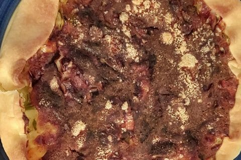 Cliquez pour zoomer ! Quiche poivrons et courgettes Thermomix par karine4072