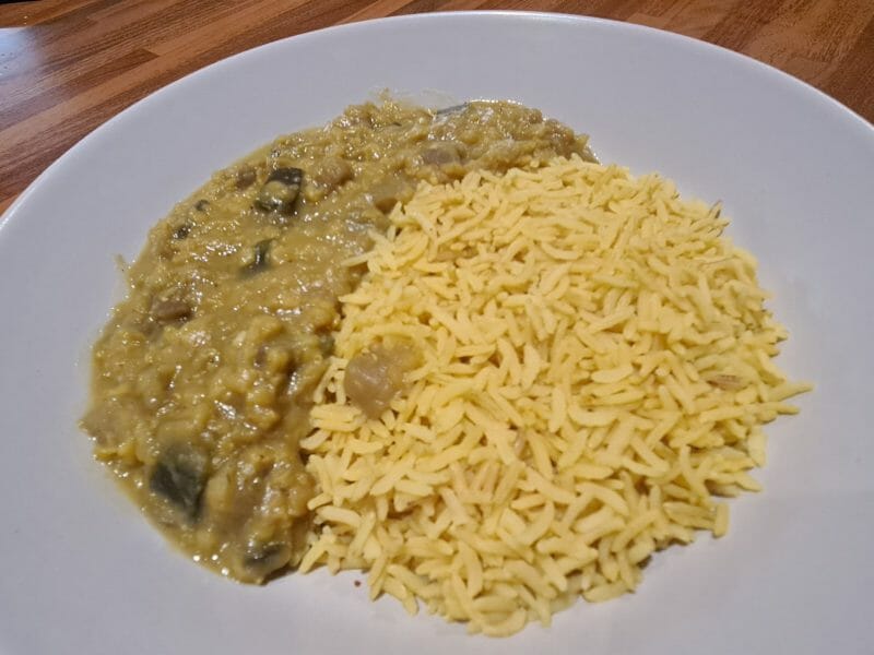 Cliquez pour zoomer ! Dhal d’aubergine et de lentilles corail Thermomix par asma2310