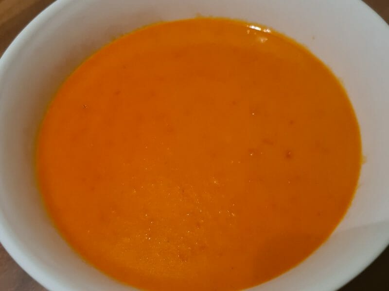 Cliquez pour zoomer ! Velouté de carottes et poivrons rouges Thermomix par asma2310