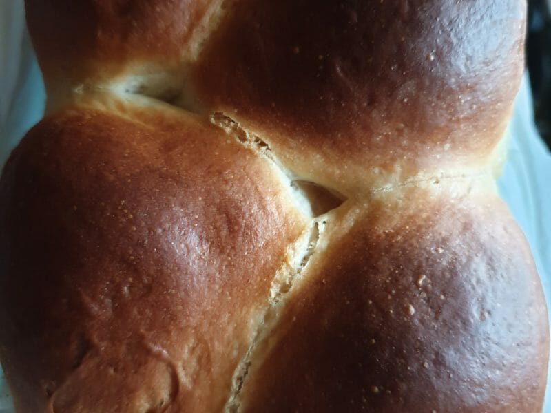 Cliquez pour zoomer ! Brioche sans beurre, sans oeufs Thermomix par Manuduke33