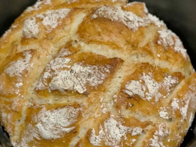 Cliquez pour zoomer ! Pain Cocotte Thermomix par olena06