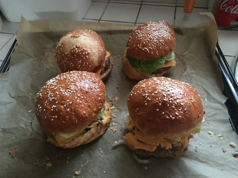 Buns burger au Thermomix Cookomix
