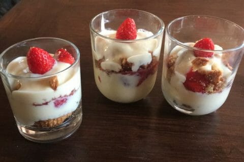 Cliquez pour zoomer ! Tarte aux fraises destructurée au Thermomix