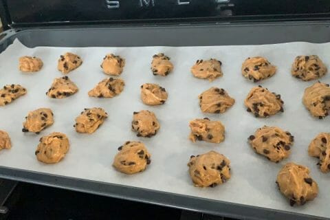 Cliquez pour zoomer ! Cookies beurre de cacahuète et pépites de chocolat au Thermomix