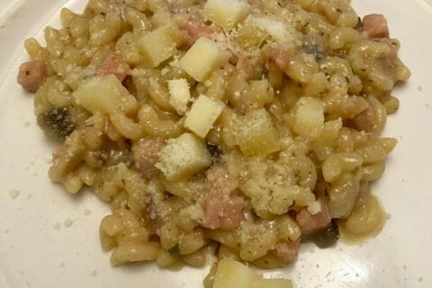 Cliquez pour zoomer ! Risotto de coquillettes au Thermomix