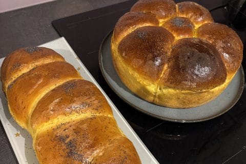 Cliquez pour zoomer ! Pão de Abóbora – Brioche à la courge Thermomix par Vanychou
