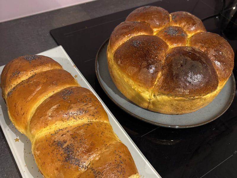 Cliquez pour zoomer ! Pão de Abóbora – Brioche à la courge Thermomix par Vanychou
