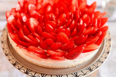 Cliquez pour zoomer ! Tarte aux fraises sans cuisson Thermomix par megcook