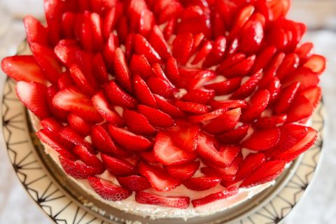 Cliquez pour zoomer ! Tarte aux fraises sans cuisson Thermomix par megcook