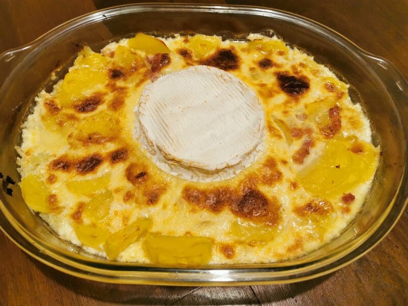 Gratin de pommes de terre à la normande au Thermomix - Cookomix