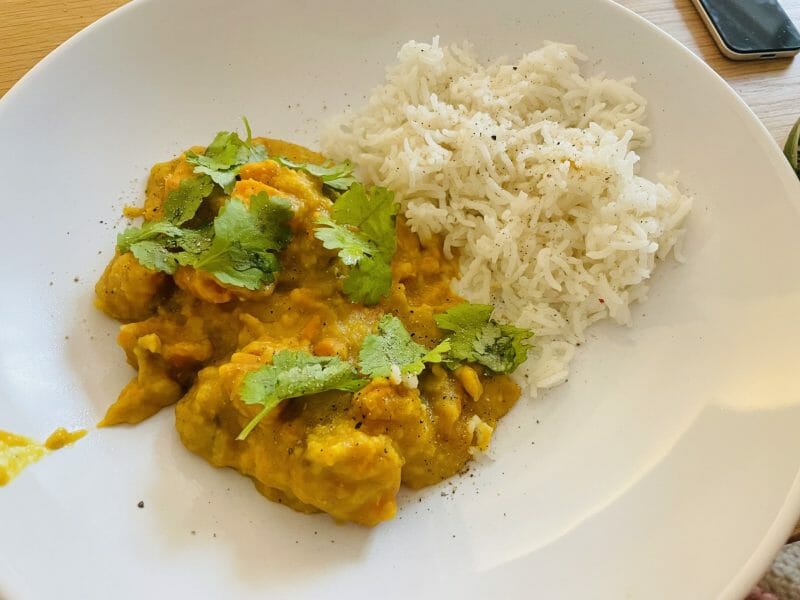 Cliquez pour zoomer ! Dhal de patate douce et de lentilles corail Thermomix par mimie_cracra