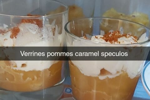 Cliquez pour zoomer ! Verrines pommes caramel et spéculoos Thermomix par chanchan12