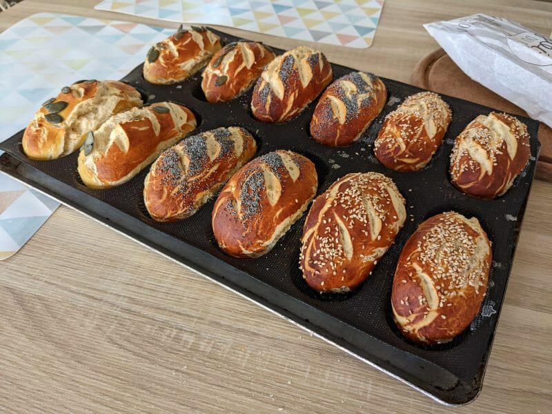 Cliquez pour zoomer ! Mauricette – Petits pains alsaciens Thermomix par elineb