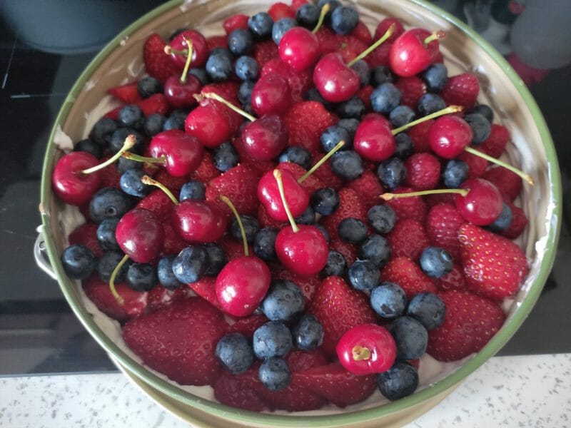 Cliquez pour zoomer ! Tarte aux fraises sans cuisson Thermomix par laetitia_832