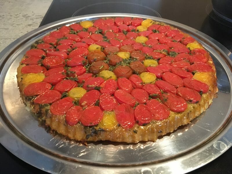 Cliquez pour zoomer ! Tatin de tomates cerises à la tapenade Thermomix par Rima05