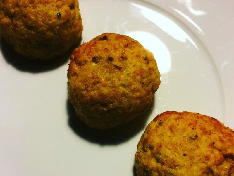 Cliquez pour zoomer ! Croquettes de choux-fleur au jambon cru Thermomix par -cymaz-