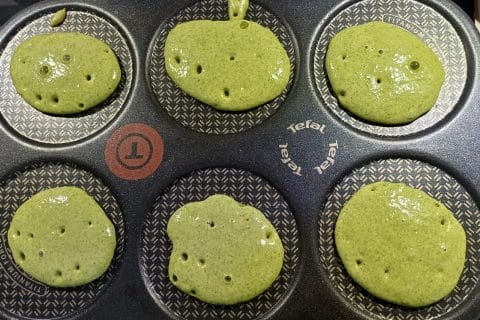 Cliquez pour zoomer ! Pancakes banane et épinards Thermomix par Laurence L.