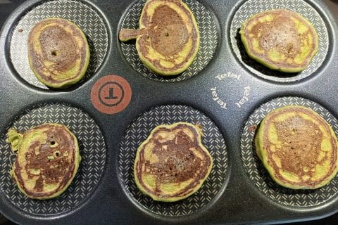 Cliquez pour zoomer ! Pancakes banane et épinards Thermomix par Laurence L.