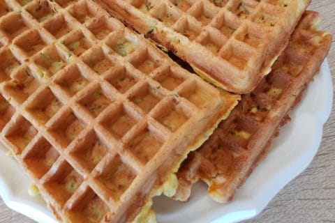 Cliquez pour zoomer ! Gaufres courgettes Thermomix par Laurence L.